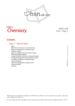 Chemistry - HSN.uk.net