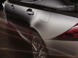 Lexus Financial Services - Toyota Financial Services