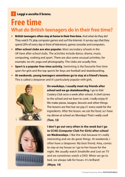 Free time - Oxford University Press