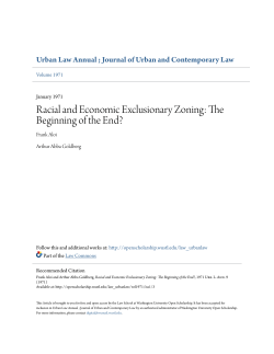 Racial and Economic Exclusionary Zoning: The Beginning of the End?