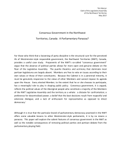 Consensus Government