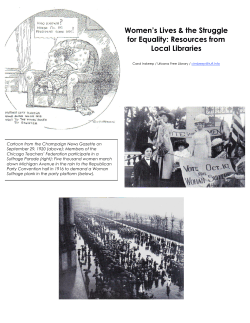 Carol Inskeep`s Book List on Woman`s Suffrage