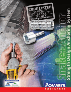 Internally Threaded Screw Anchor