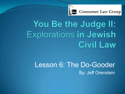 Lesson 6: The Do-Gooder