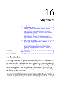 Alignment - Hong Kong University of Science and Technology