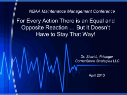 For Every Action There is an Equal and Opposite