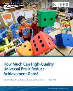 How Much Can High-Quality Universal Pre