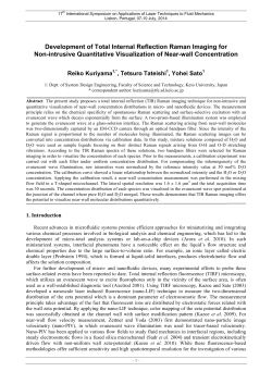 Development of Total Internal Reflection Raman Imaging for Non