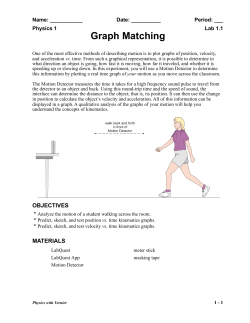 Lab 1.1 Graph Matching