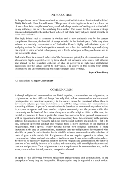 introduction communalism - Revolutionary Democracy Journal
