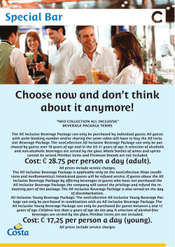 Special Bar Choose now and don`t think about it anymore!