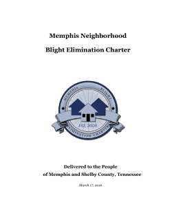 Memphis Neighborhood Blight Elimination Charter