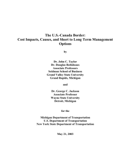 The U.S.-Canada Border