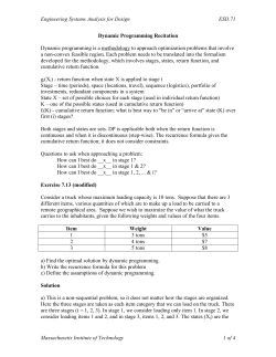 Engineering Systems Analysis for Design ESD.71 Massachusetts