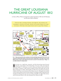 the great louisiana hurricane of august 1812 - E