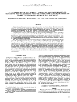 17. petrography and geochemistry of organic