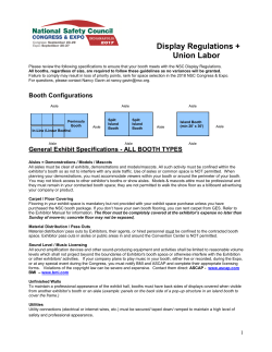 2017 NSC Display Guidelines