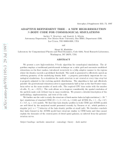 Adaptive Refinement Tree-a new high-resolution N