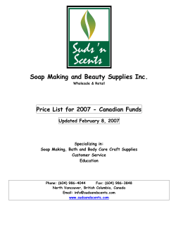 Soap Making and Beauty Supplies Inc.