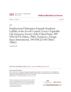 Lewis v. Equitable Life Assurance Society of the United