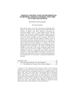 Indian Courts and Fundamental Fairness: Indian Courts and the