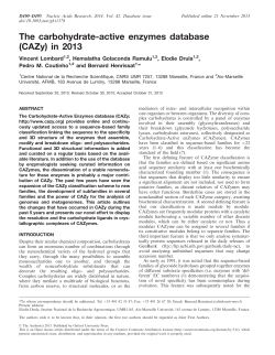 The carbohydrate-active enzymes database