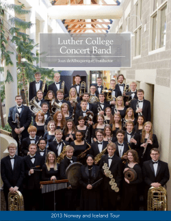 Concert Band - Luther College