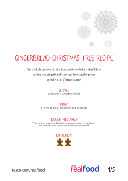 gingerbread christmas tree recipe 1/5