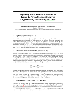 Supplementary material - Stanford Computer Science
