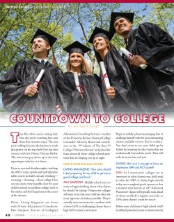 By Meredith Knight - Collegiate Admissions