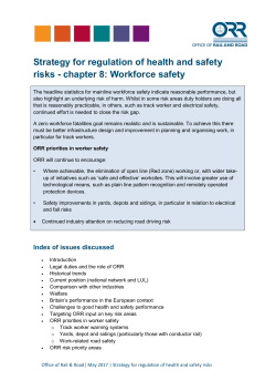 workforce safety programme