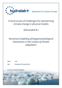 Chapter 8 - Numerical modelling of