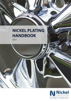 nickel plating handbook nickel plating handbook