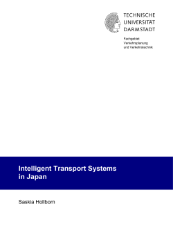 Intelligent Transport Systems in Japan