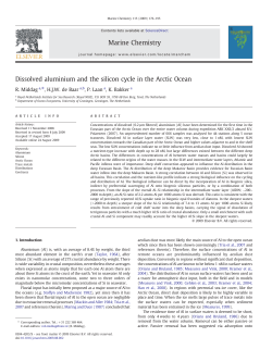 Dissolved aluminium and the silicon cycle in the Arctic Ocean
