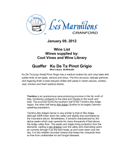 Quaffer Ku De Ta Pinot Grigio