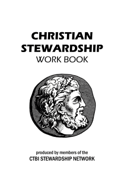 christian stewardship - The Methodist Church in Britain