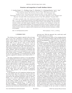 Structure and magnetism of small rhodium clusters