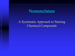 Nomenclature