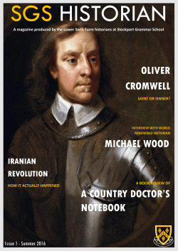 MICHAEL WOOD OLIVER CROMWELL A COUNTRY DOCTOR`S