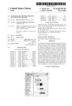 System for quantifying intensity of connotative meaning