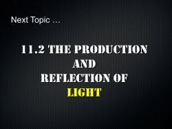 11.2 The Production of Light