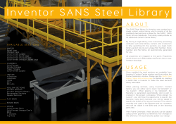 Inventor SANS Steel Library