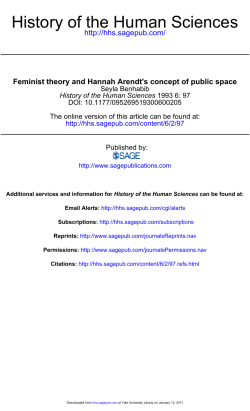 History of the Human Sciences - Yale CampusPress