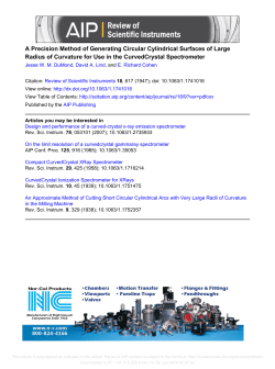 A Precision Method of Generating Circular Cylindrical Surfaces of