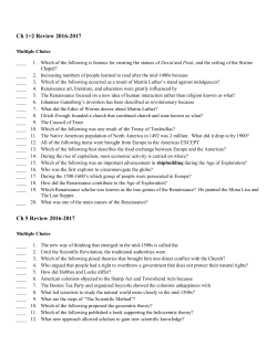 Ch 1+2 Review 2016-2017 Ch 5 Review 2016-2017