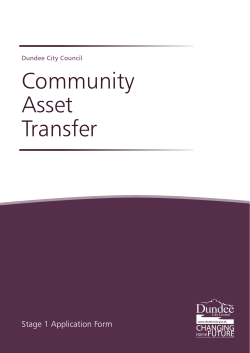 Community Asset Transfer