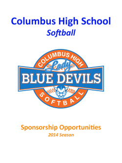 Columbus High School Blue Devil Softball