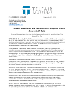art912: an exhibition with Savannah artists Betsy