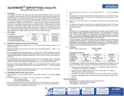 ApoSENSOR ADP/ATP Ratio Assay Kit